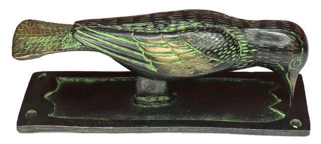 Bird Shape Victorian Antique Style Handmade Brass Door Bell & Knocker Home Decor