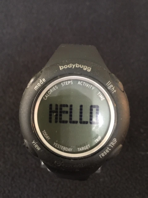 Bodybugg By Bodymedia Int,italy&usa,w/R30m, Light,all functions worksNew battery