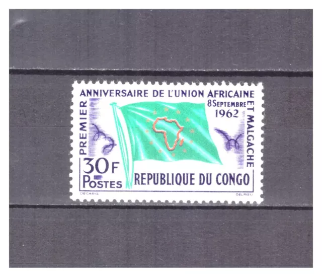 Congo .   N° 152 .   30  F    U.a.m.    Neuf   *   . Superbe .