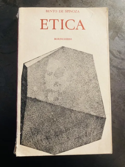 ETICA, DE SPINOZA, Boringhieri 1966 EUR 15,00 - PicClick IT