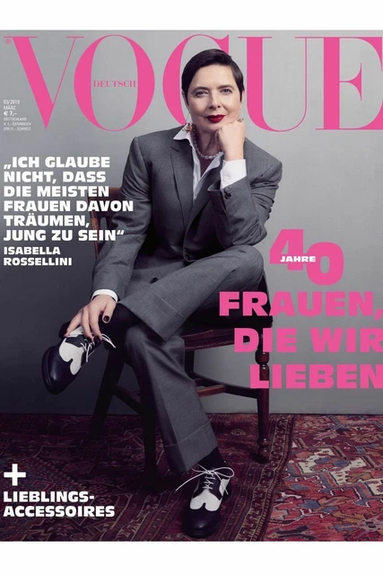 女性情報誌 Vogue Deutsch Magazine March 2022 売り切り御免！】 Gemma Ward by Virginie Khateeb for Vogue