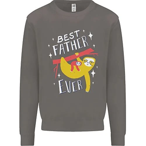 Felpa da uomo Fathers Day Funny Sloth Daddy 3