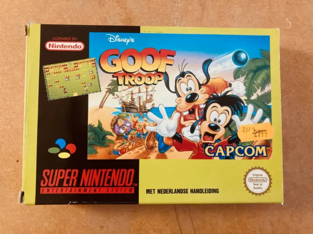 GOOF TROOP - Super Nintendo - Boite + Livret (PAL NL)