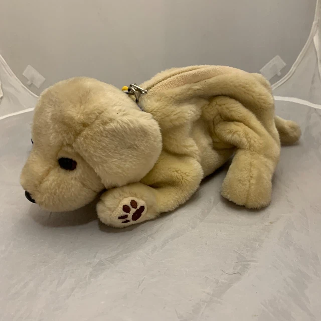 VINTAGE ANDREX PUPPY Dog Plush Soft Cuddly Toy PJ's Pyjama bag Pencil