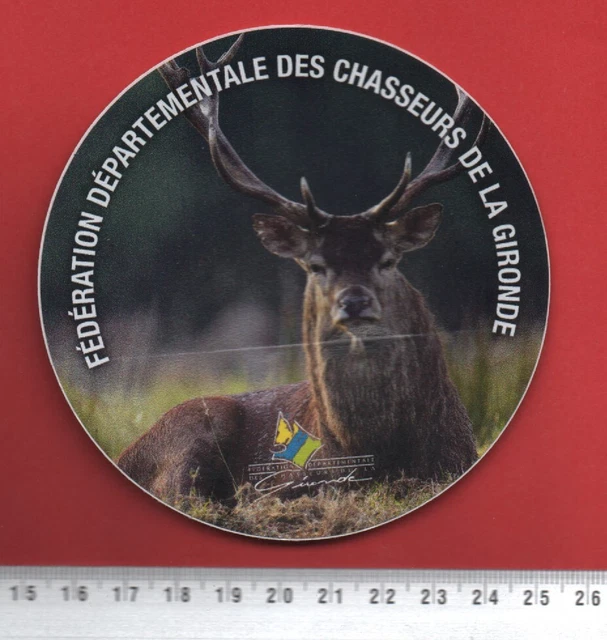 Federation Chasse Gironde -  Autocollant *036*