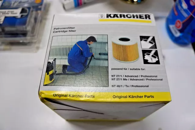 Karcher 6.414-789.0 Cylindrical Dust Filter / Cartridge Filter