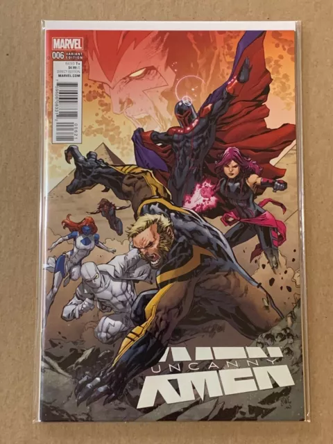 Uncanny X-Men (2016) #6 Ken Lashley Connecting Variant Cover Nm 1St Printing