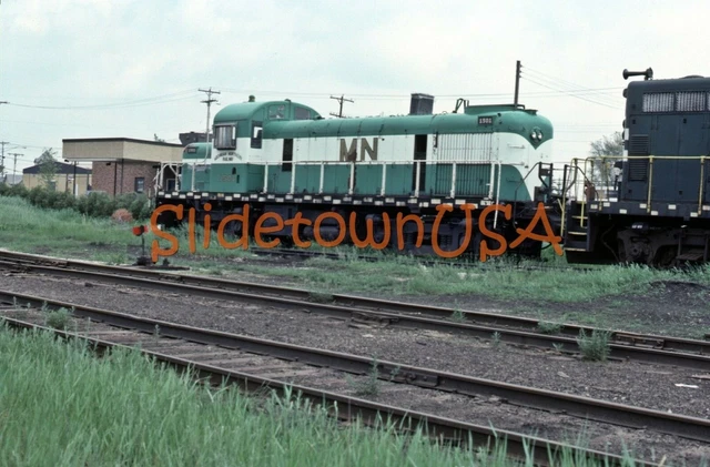 Vtg 1984 Orig Photo Train Slide 1501 Michigan Northern Cadillac MI X1M030