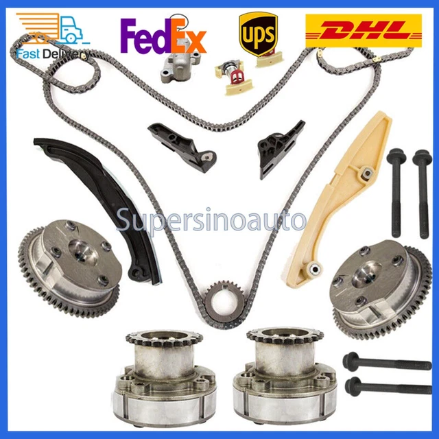 Timing Chain Cam Phaser&VVT Set For Ford Explorer F-150 Lincoln Taurus Transit