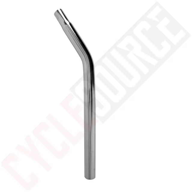 ENIX BMX PRO+ CRO-MO Layback Seat Post without Support 25.4mm Chrome