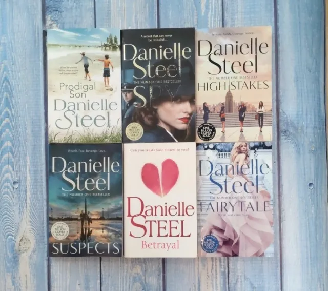 6 x Danielle Steel Paperback Books (Job Lot, Bundle)