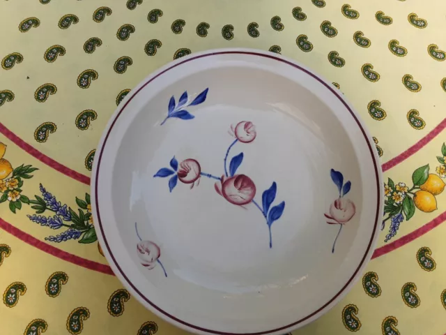 Grand Plat Creux Ancien De 29,8 Cm Ceranor St Amand Made In France 2