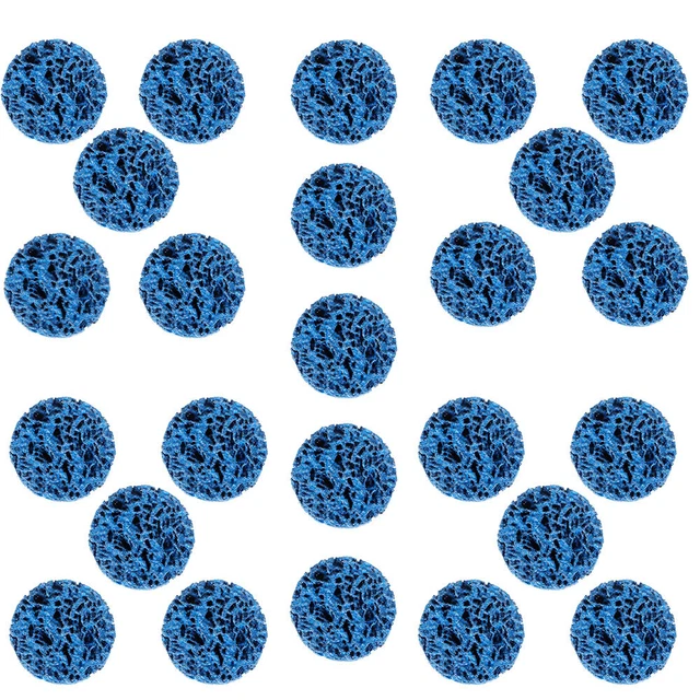25 Pack 2" Quick Change Blue Easy Strip & Clean Discs For Metals, Fiber Glass