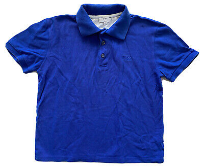 Boy's Hugo Boss Polo T-Shirt, Size 12 years, Royal Blue, Slim Fit