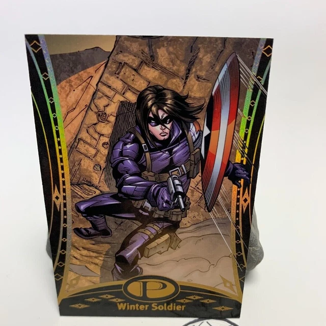 2014 Upper Deck UD Marvel Premier base card GOLD parallel Winter Soldier /25 #48
