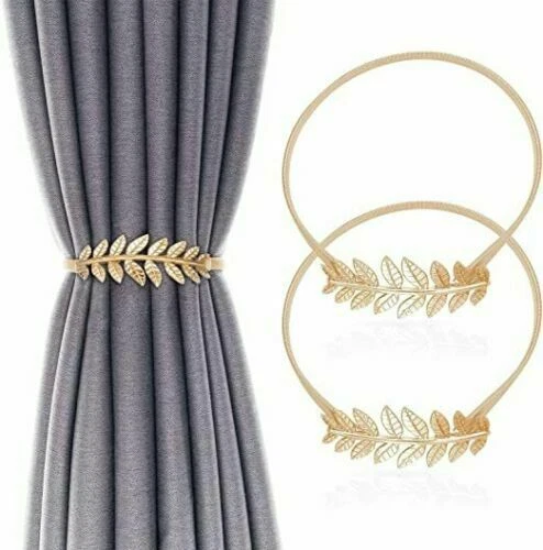 2/4 Curtain Tiebacks Clips Window Tie Backs Curtain Holders Decorative Holdbacks