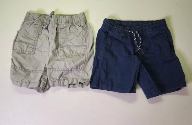 Lot of 2 Boys Toddler Shorts Size 4T Cat & Jack Jumping Beans