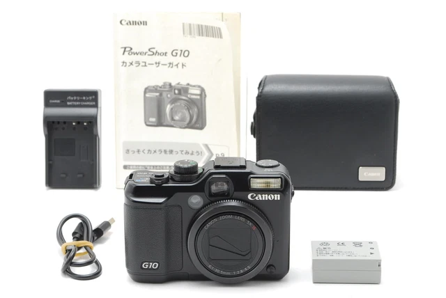 [Near Mint] Canon PowerShot G10 14.7MP Digital Compact Camera Black From JAPAN