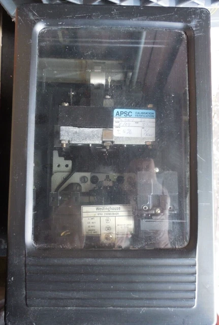 Westinghouse 290B038A09 Overcurrent Relay in case Type CRN-1 Reverse Power Relay
