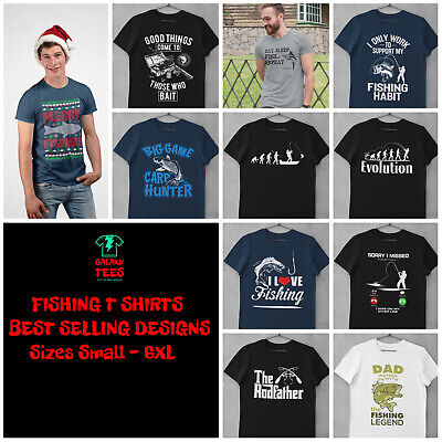 T-shirt da pesca best seller disegni divertenti regali per pescatore pescatore papà