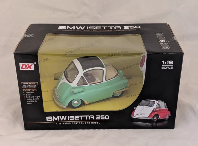 BMW ISETTA 250 1:18 Radio Control Car Model BOXED NEW Guangdong Dongxin ...