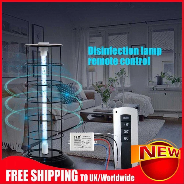 Telecomando lampada wireless on/off 15 30 60 minuti timer interruttore trasmettitore