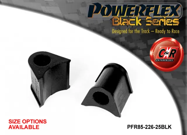 Powerflex Black Trasero Arb Casquillos Exteriores 24mm para Jetta MK1 79-84