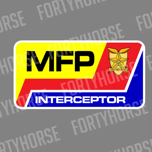 Vinyl Stickers - Mad Max - MFP Interceptor