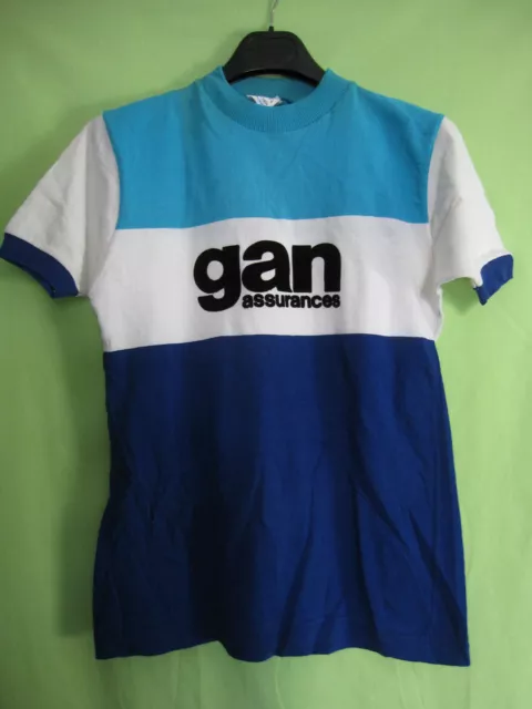 Maillot Cycliste vintage Gan Assurances Team 70'S POULIDOR jersey France - 4 / L