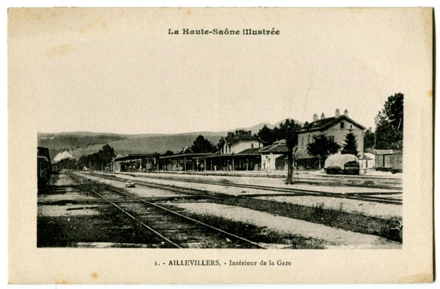 CPA 70 Haute-Saône Aillevillers Intérieur de la Gare