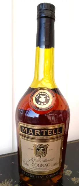 Grande Fine Cognac J & F MARTELL- fin des années 70 - - 1 Blle  70 cl