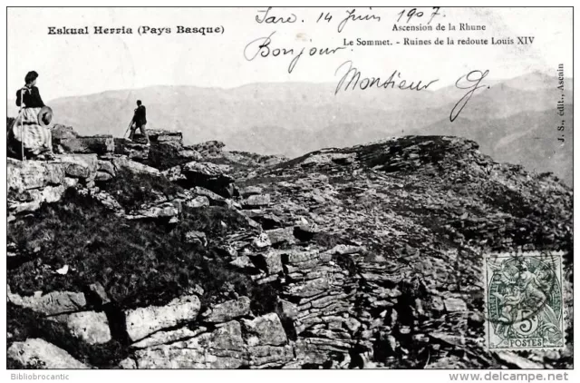D64 Ascain /Ascension De La Rhune < Panorama,Sommet,Rochers,Ruines De La Redoute