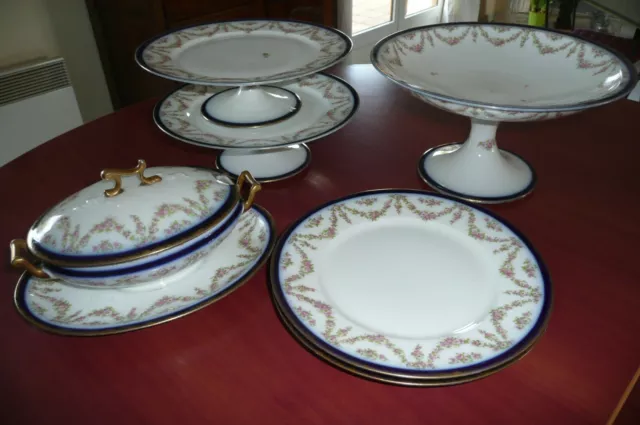 service de table en porcelaine de limoges