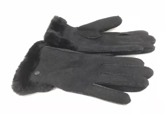 Ugg Australia Sheepskin Slim Side Vent Glove Gloves Shearling 1089893 Black 2