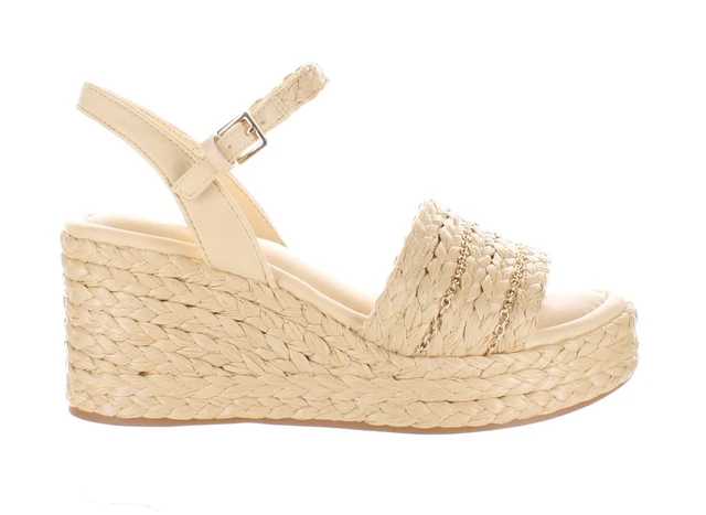 Franco Sarto Womens Peachy Beige Espadrilles Size 7 (7121926)