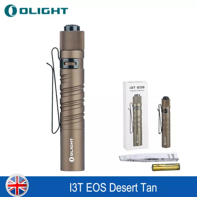 Olight I3T EOS 180 Lumen Portable Torch Keychain Mini Pocket EDC Flashlight