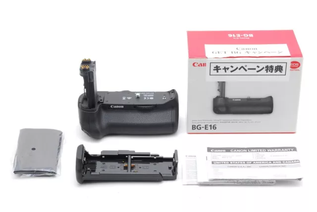 [Sin usar EN CAJA] Empuñadura de batería CANON BG-E16 para EOS 7D Mark II...