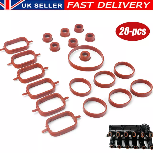 Intake Inlet Manifold Gaskets Fits Bmw M47 M57 E46 E53 E60 E63 E65 E87 E90 E91