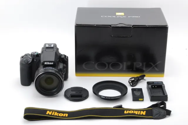 【Top MINT w/box】 Nikon Coolpix P950 16MP 4K Digital Camera with 83x zoom JAPAN