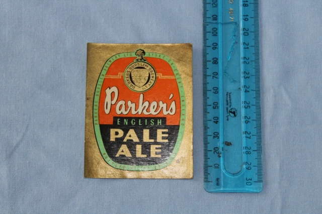 Parkers Burslem Brewery Ltd Stoke On Trent – Pale Ale – Beer Label