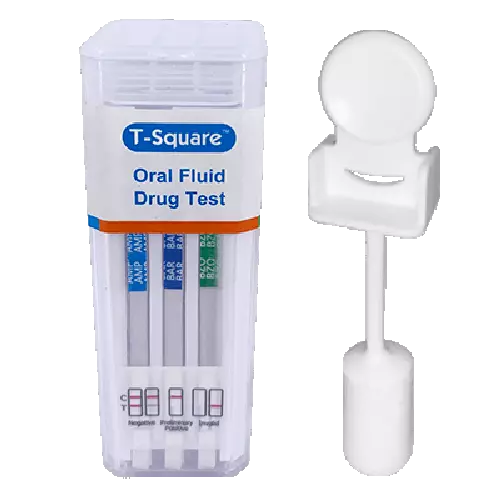 (2 Pack) 10 Panel Cube Oral Saliva Multi-Drug Testing Kit