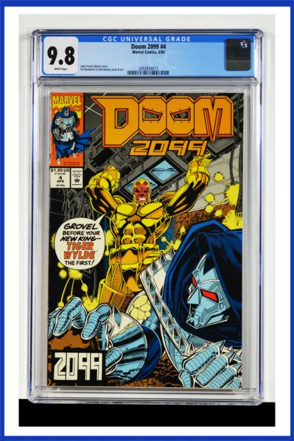 DOOM 2099 #4 CGC Graded 9.8 Marvel April 1993 White Pages Comic Book
