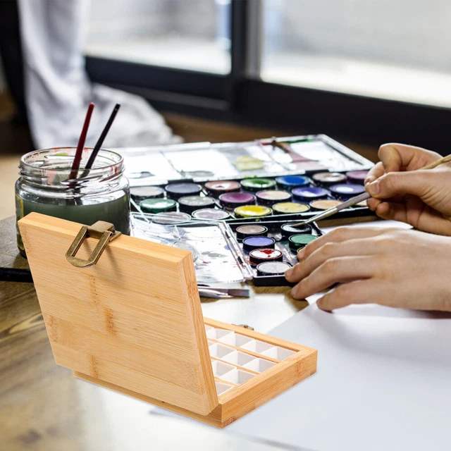 HALF PANS PAINT Cases Empty Watercolor Palette Trays Artist £12.98