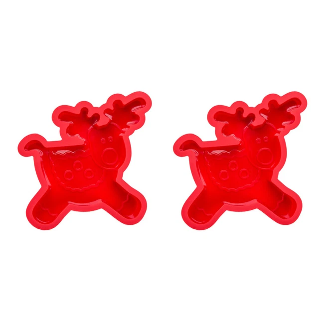2 pz stampo da forno gel di silice bambino stampi per cioccolato natalizio argilla polimerica