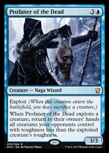 Mtg Profaner Of The Dead - Profanatrice Dei Morti - Dtk - Magic