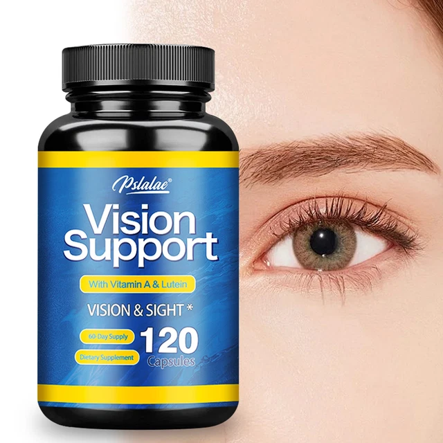 VISION SUPPORT - Vitamin A,Lutein - Supports Eye Health and Relieves ...
