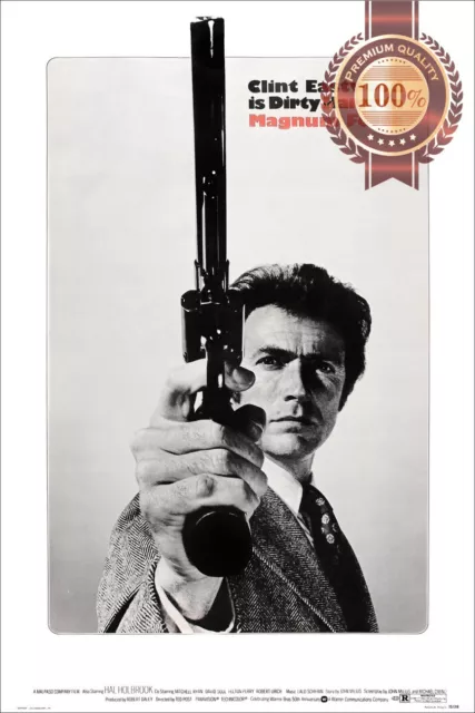 MAGNUM FORCE DIRTY HARRY MOVIE FILM 1973 70s ORIGINAL PRINT PREMIUM POSTER