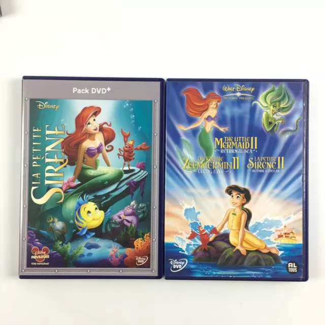 COFFRET 2 DVD Walt Disney Les Princesses ( Cendrillon - La Petite Sirene )  EUR 12,00 - PicClick FR
