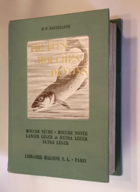 1948 Barbellion Truites Mouches Devons Fly fishing Pêche à la mouche Angling EO