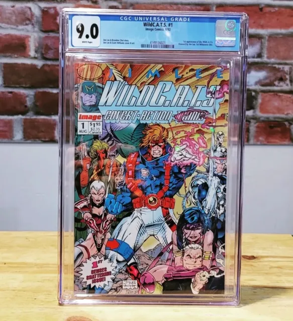 Wildcats #1 CGC 9.0 Graded Comic Book 1st Appearance (Image, 1992)